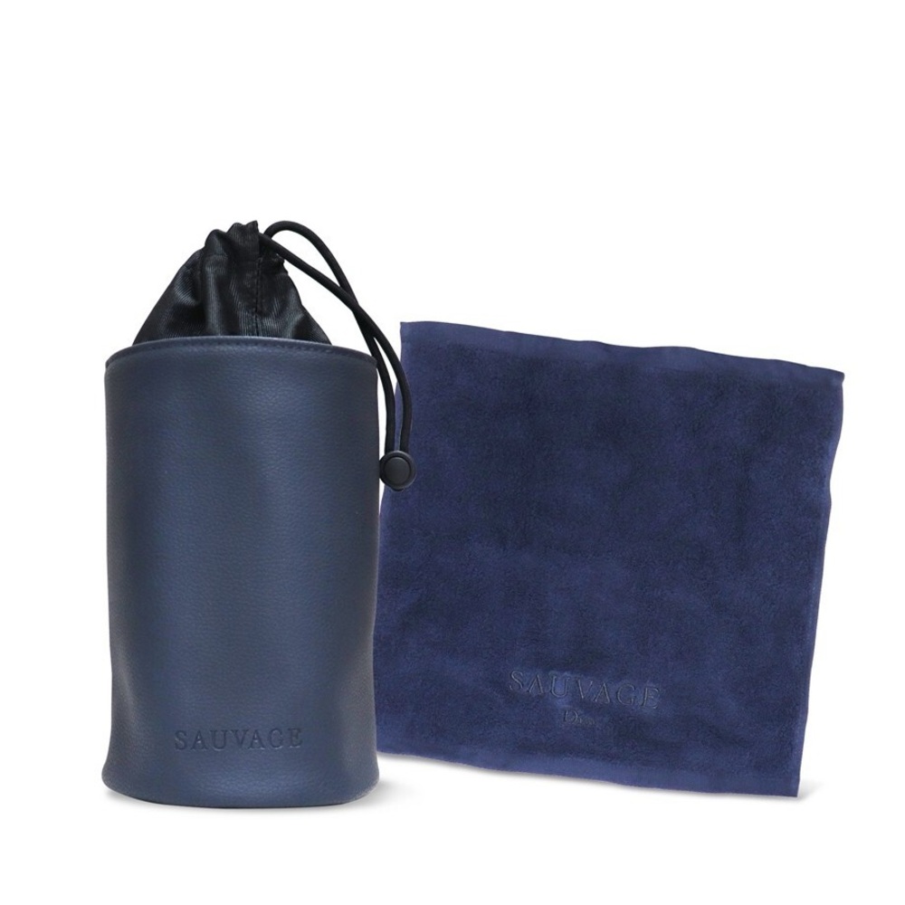 Dior Sauvage Towel & Pouch Set New logo bag GWP Sauvage Discovery Set GWP